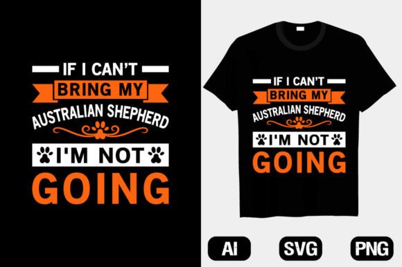 Australian Shepherd Dog T-Shirt Designs Graphics