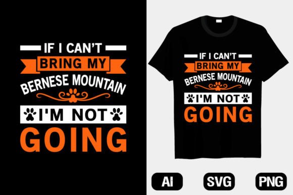 Bernese Mountain Dog Graphics & T-Shirt Designs V1