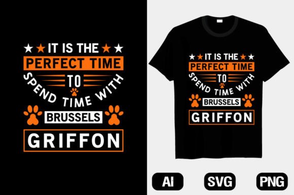 Brussels Griffon Dog T-Shirt Designs Graphics
