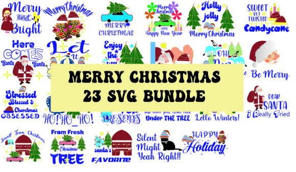 Christmas T-Shirt Designs SVG Bundle: Clean Graphics for Real Publishing