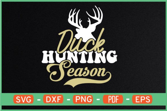 Duck Hunting Season T-Shirt Designs SVG: Graphics for Crafts-Driven Brands