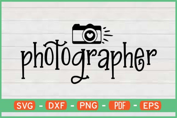 Photographer T-Shirt Designs SVG