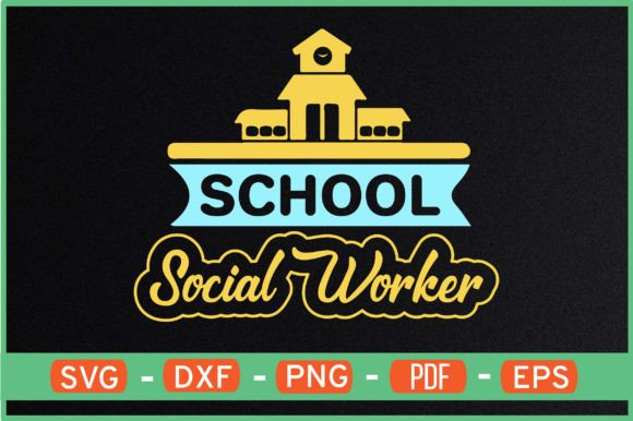 School Social Worker T-Shirt Designs SVG